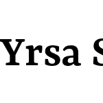 Yrsa SemiBold