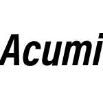 Acumin Pro Condensed