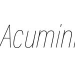 Acumin Pro Condensed