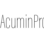 Acumin Pro ExtraCondensed