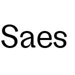 Saes Grotesk