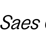 Saes Grotesk