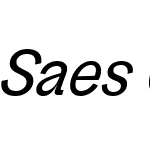 Saes Grotesk