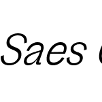 Saes Grotesk