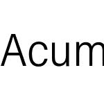 Acumin Pro SemiCondensed