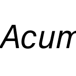 Acumin Pro