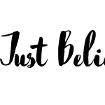 Just Believe