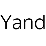 Yandex Sans Text Light