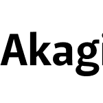 AkagiProW00-Bold