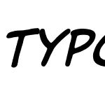 TypoPRO Komika Hand