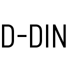 D-DIN Condensed