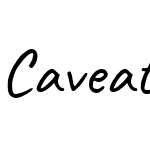 Caveat