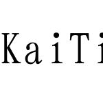 KaiTi_GB2312