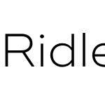 Ridley Grotesk Light