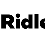 Ridley Grotesk Black