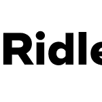 Ridley Grotesk ExtraBold