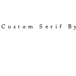 Custom Serif By Ayaka Ito
