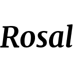 Rosalind Serif Bold