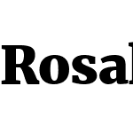 Rosalind Serif Black