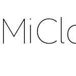 MiClock Tibetan Condensed