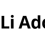 Li Ador Noirrit Unicode