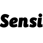 SensibilityW01-BlackItalic
