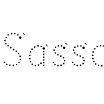 SassoonSansUSW01-DottedB