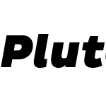 Pluto Sans Black