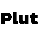 Pluto Sans Black