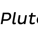 Pluto Sans