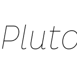 Pluto Condensed Thin