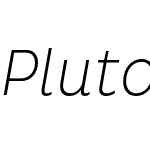 Pluto Condensed Light