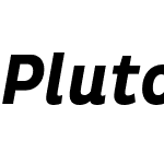 Pluto Condensed