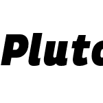 Pluto Condensed Black