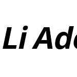 Li Ador Noirrit Unicode