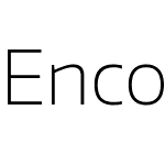 Encode Sans Wide