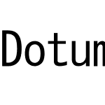 Dotum_Win7