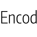 Encode Sans Compressed