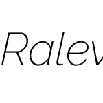 Raleway ExtraLight