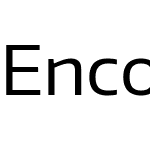 Encode Sans Wide