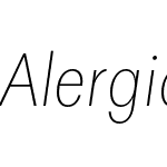 AlergiaCondensed-Thinitalic