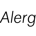 AlergiaNormal-UltraLightitalic