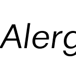 AlergiaWide-Lightitalic