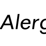 AlergiaWide-Italic
