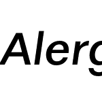 AlergiaWide-Mediumitalic