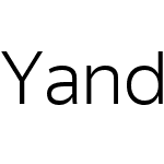 Yandex Sans Text Web Light