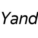 Yandex Sans Text Web Reg