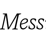 Messina Serif Light