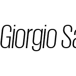 Giorgio Sans LC TT Light