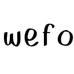 wefont